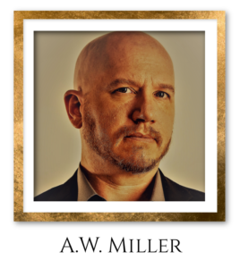 AWMiller Headshot Gold Frame
