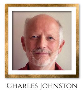 Charles Headshot Gold Frame