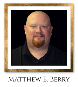 Matthew Headshot Gold Frame