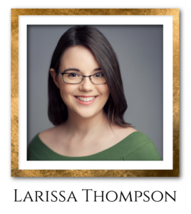 Larissa Headshot Gold Frame